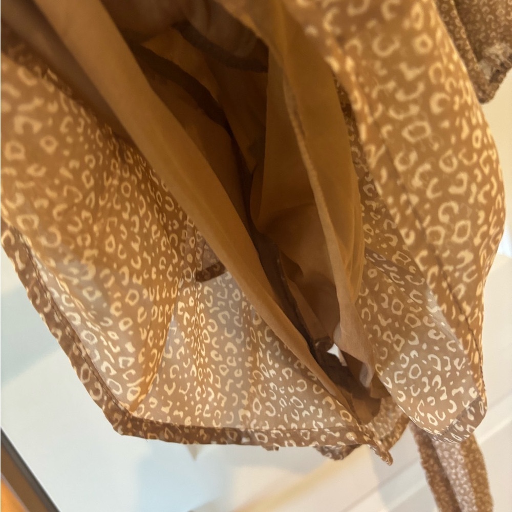 🤎 Japana Chic Brown Long Sleeve Romper – Wrap Front & Elegant Fit (Size L) - Picture 5 of 5